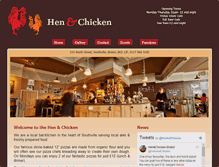 Tablet Screenshot of henandchicken.com